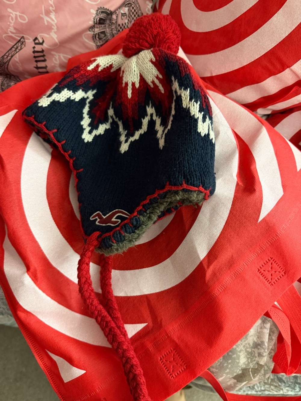 Hollister vintage y2k earflap beanie